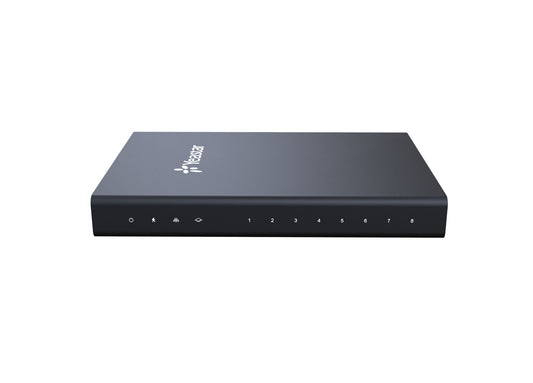 Yeastar TA800 Rückseite mit FXS-Ports